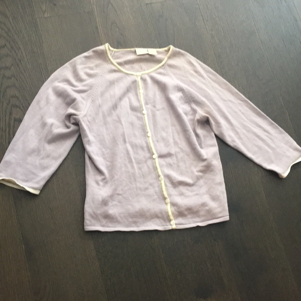 Merona Light Purple Button Sweater
